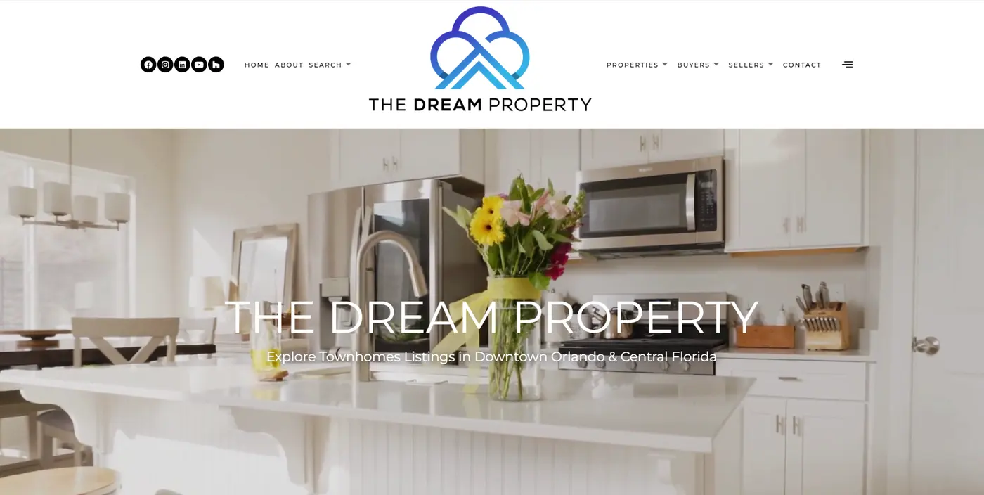Residential real estate website